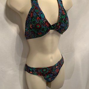Old Navy Multi Print Floral Bikini Set